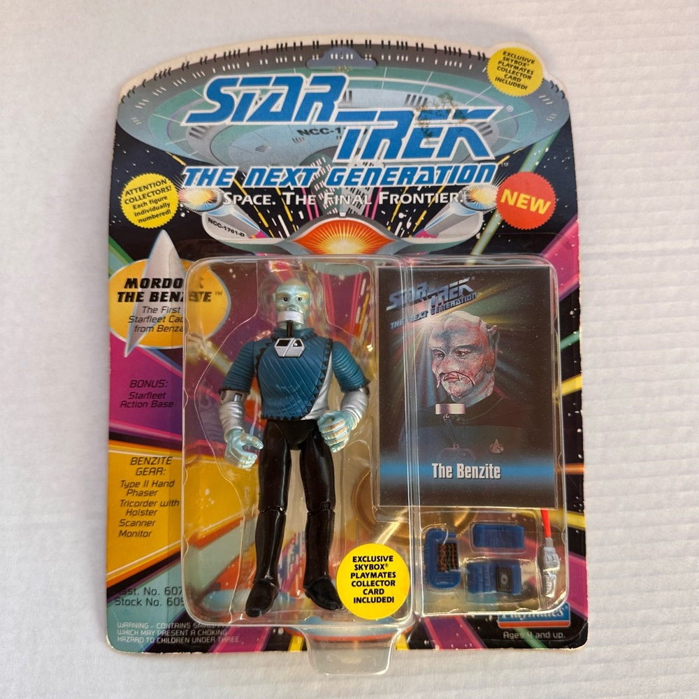 1993 STAR TREK The Next Generation Mordock The Benzite, Action Figure.